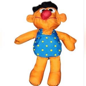 Tyco ERNIE Bath Time Water Buddie Pool Pal Plush Nylon Vntg 1995 Sesame Street